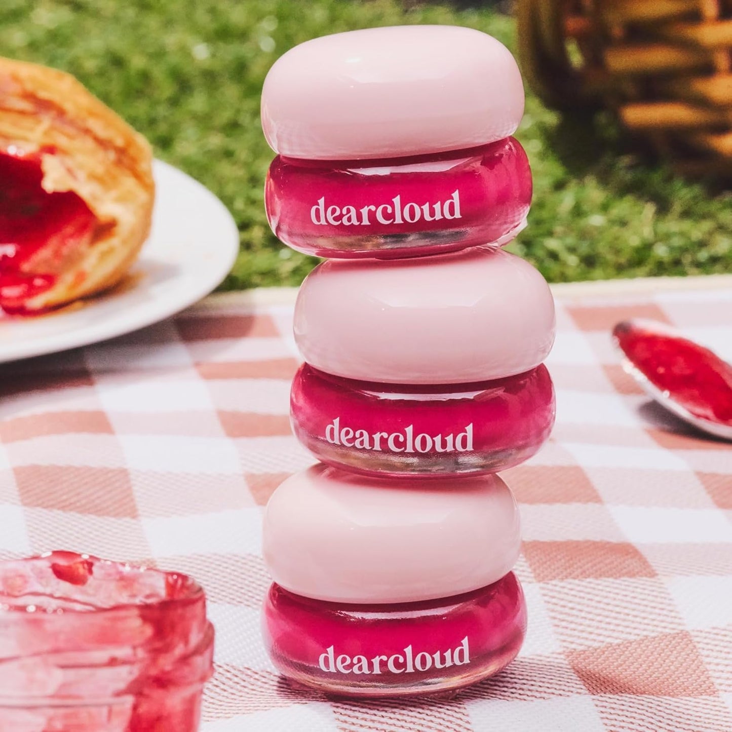 Dearcloud Dewy Lip Jam — Glossy Hydrating Lip Balm with Vitamin E — Wholesale K-Beauty