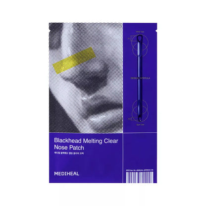 Mediheal Blackhead Melting Clear Nose Patch (Pack of 4) - 3 Step Blackhead Care Kit, Tool Included | Wholesale K-Beauty