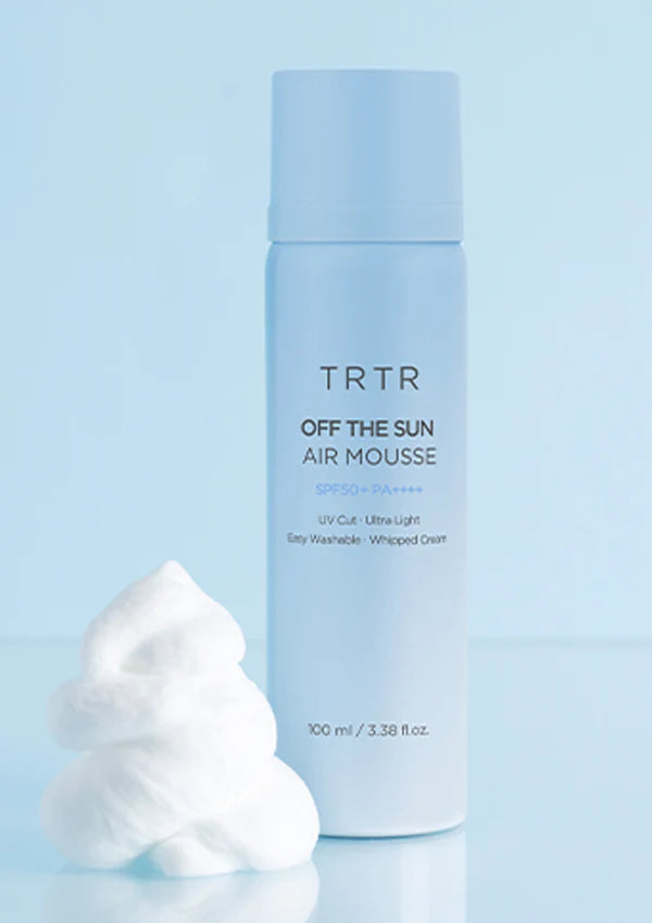TRTR Off The Sun Air Mousse — Light Bubble Sunscreen with Hydration & Matte Finish — Wholesale K-Beauty