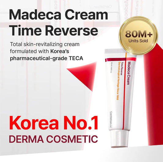 Centellian 24 Madeca Cream Time Reverse, Anti-Aging Korean Cream with TECA & Collagen | Wholsale K-Beauty