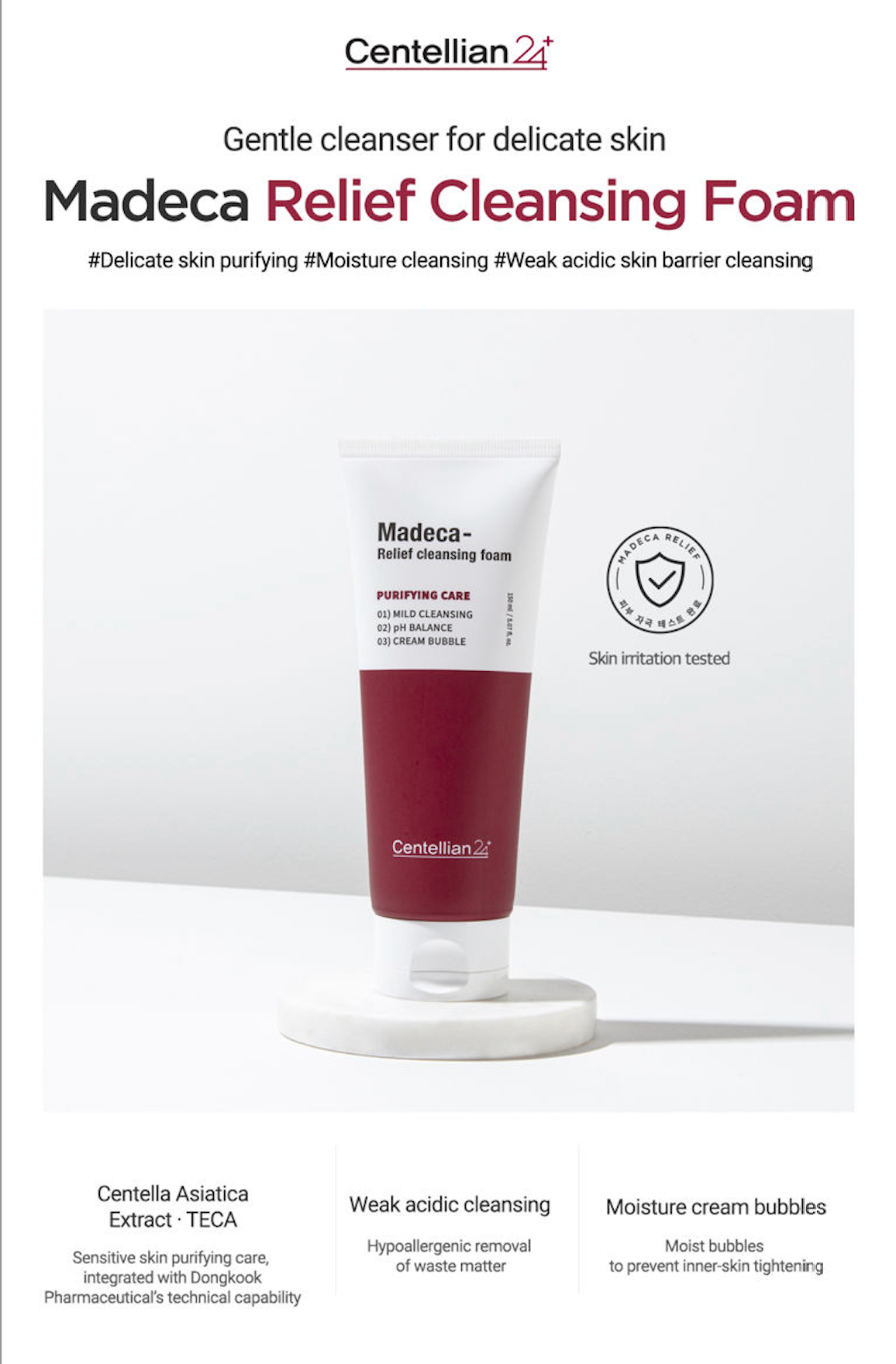 Centellian 24 Madeca Relief Cleansing Foam | Wholesale K-Beauty