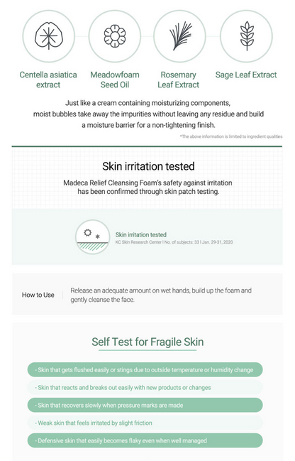 Centellian 24 Madeca Relief Cleansing Foam | Wholesale K-Beauty