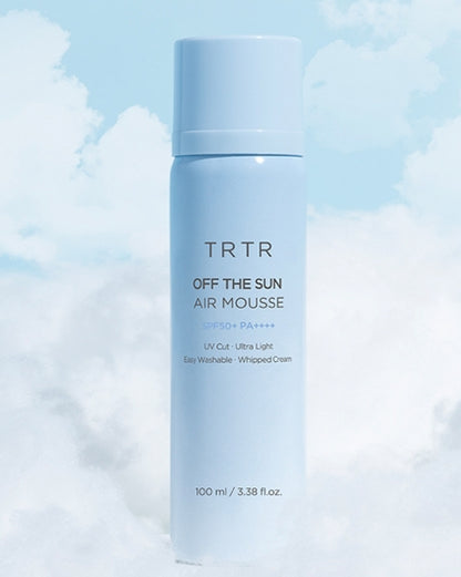 TRTR Off The Sun Air Mousse — Light Bubble Sunscreen with Hydration & Matte Finish — Wholesale K-Beauty