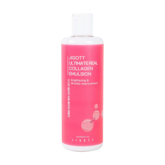 Front-facing image of JIGOTT Ultimate Real Collagen Emulsion for brightening and wrinkle care