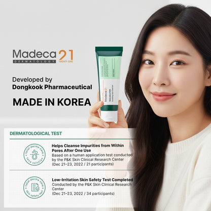 MADECA21 TECA Solution Soothing Gel Cleanser 100ml – TECA & Centella Calming Facial Cleanser | Wholesale K-Beauty