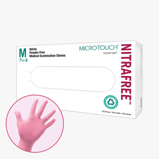 Micro-Touch® NitraFree™ | Accelerator-Free Nitrile Exam Gloves (100/Box)
